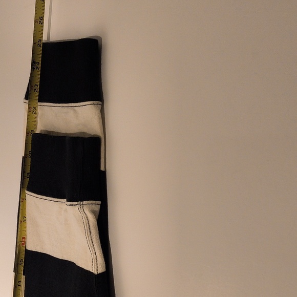 Polo Ralph Lauren vintage men's long sleeve polo shirt large black/white stripes - Picture 10 of 13